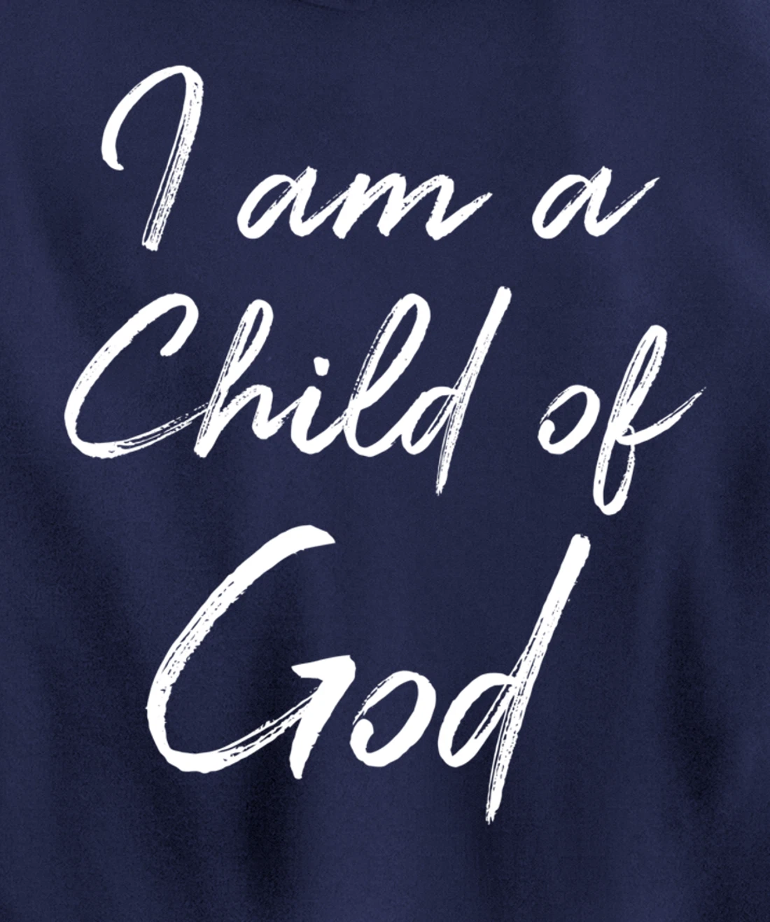 Christian Saying Quote for Women Cute I Am a Child of God Pullover Hoodie