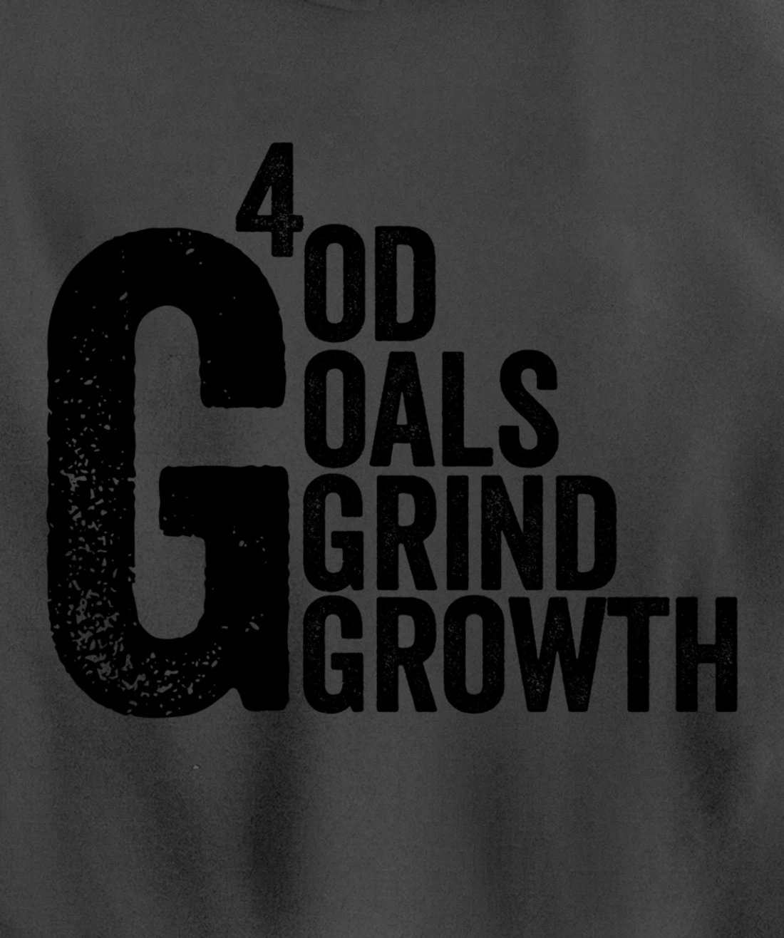 God Goals Grind Growth Pullover Hoodie