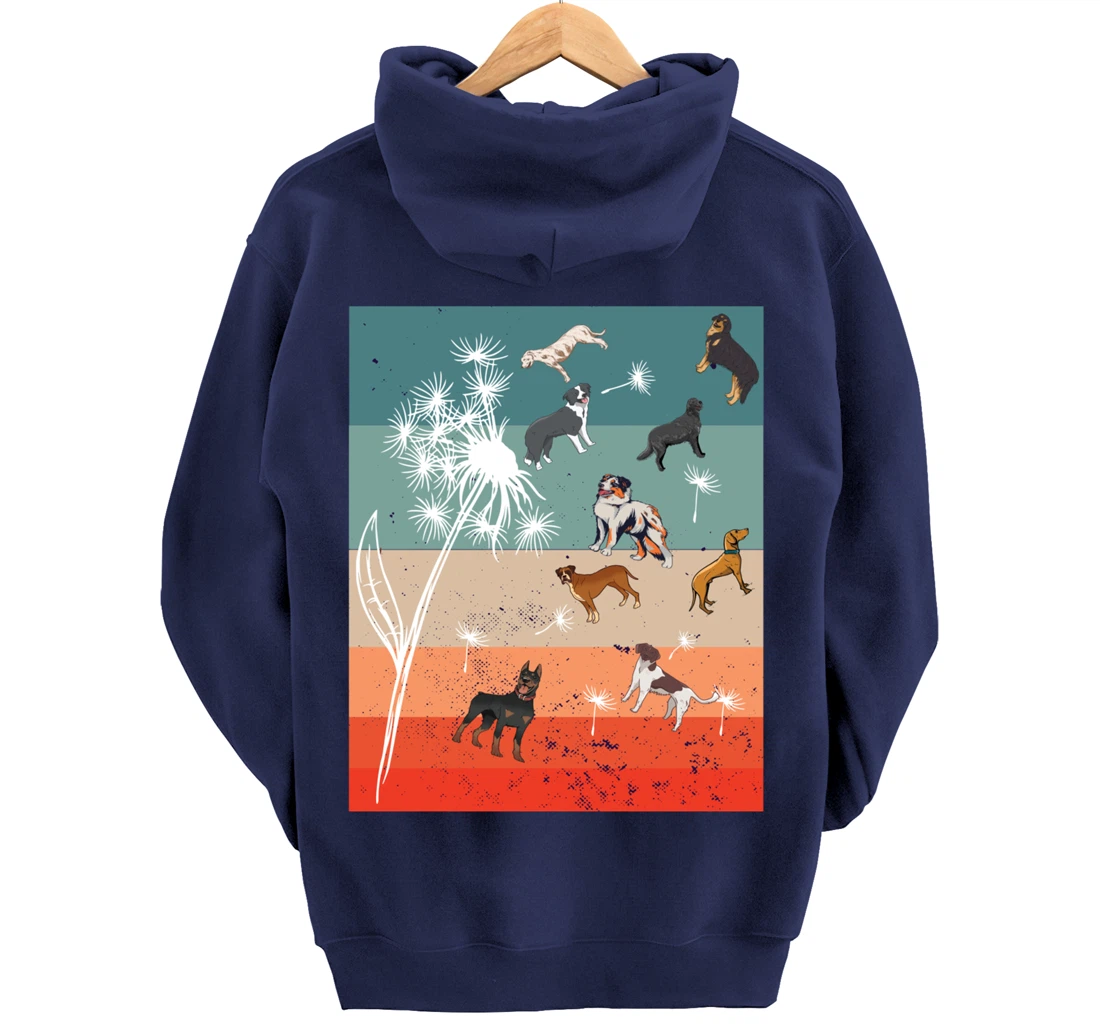 Faith Dandelion Butterflies Floral Flower Fly About Dogs Paw Pullover Hoodie