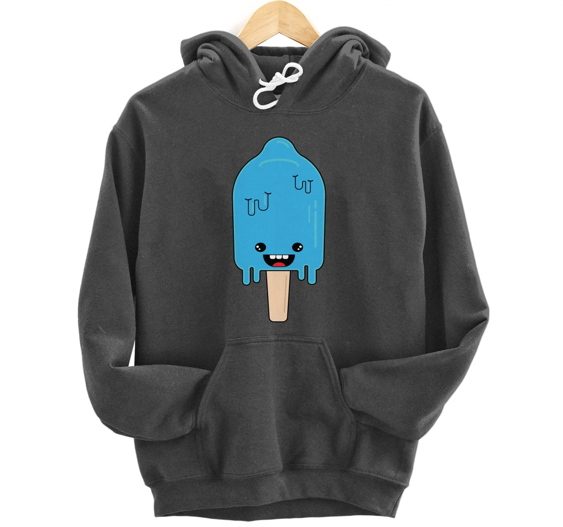Cartoon Ice Cream frozen pop - Winter Chill Anime Pullover Hoodie