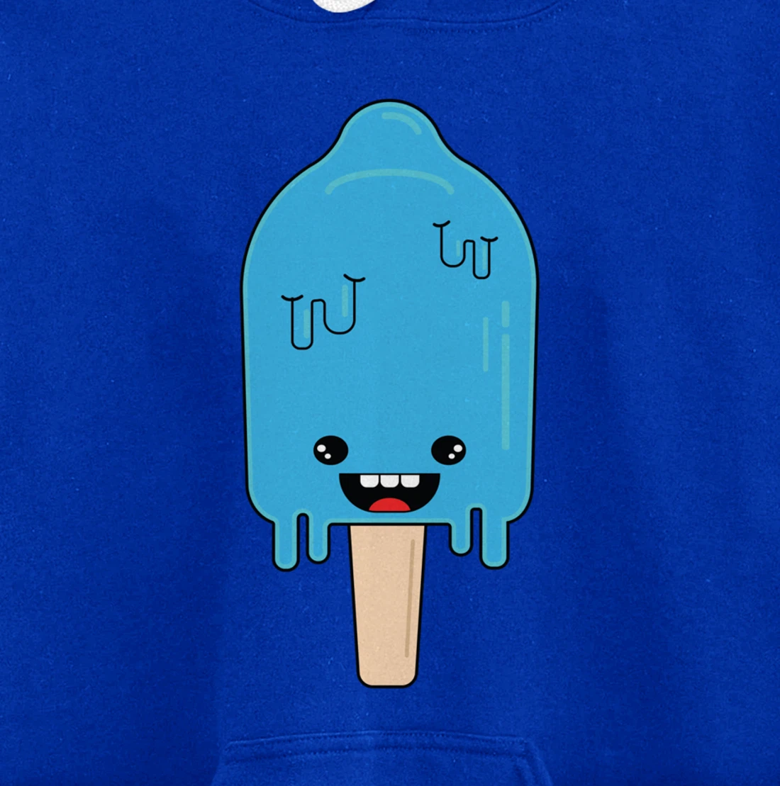 Cartoon Ice Cream frozen pop - Winter Chill Anime Pullover Hoodie