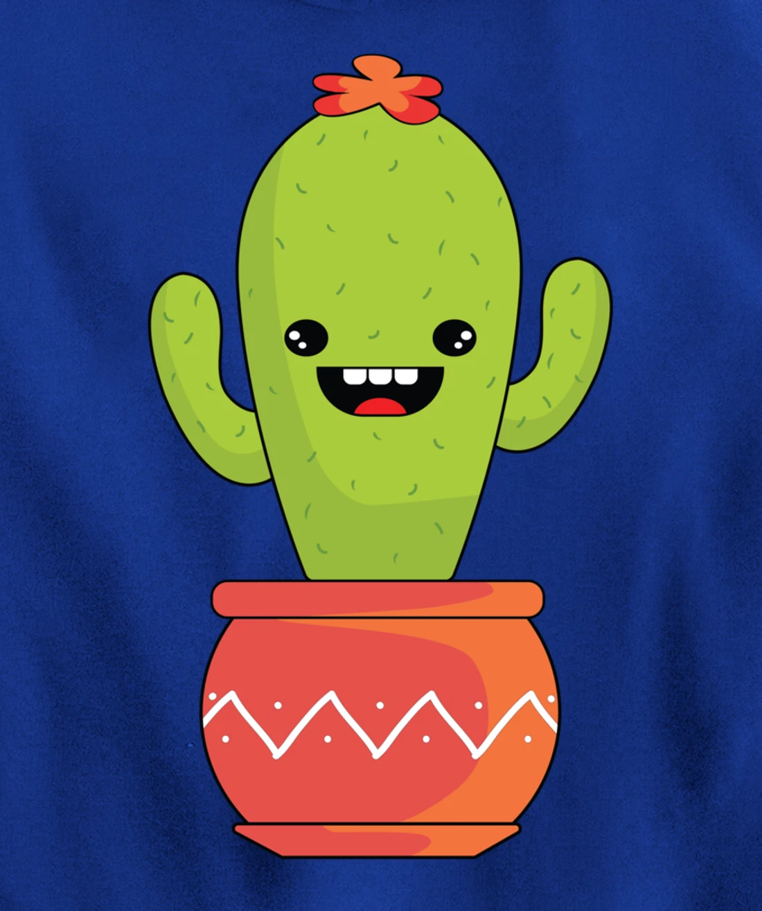 Kawaii Anime Cactus Cartoon Gift Pullover Hoodie