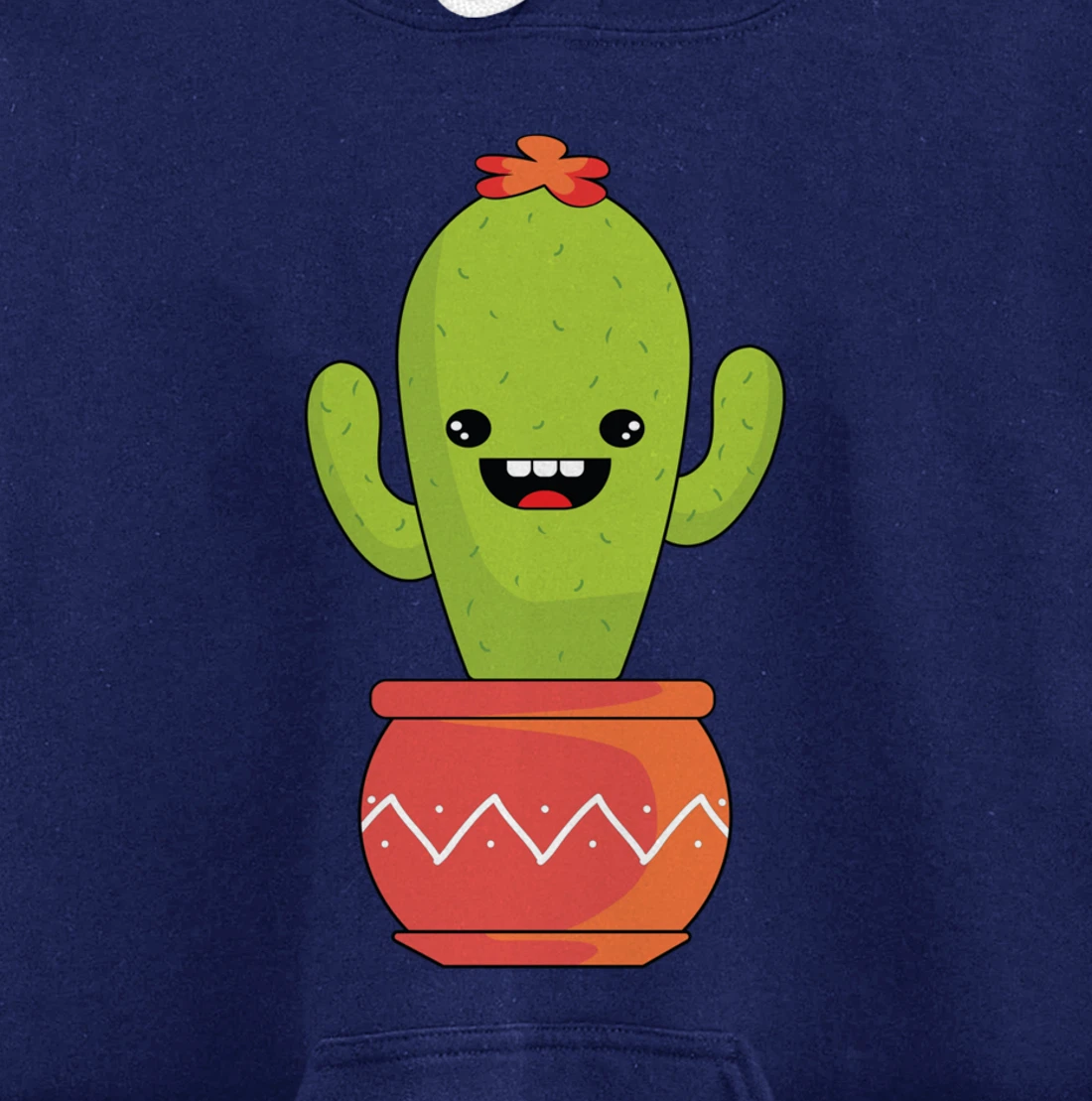 Kawaii Anime Cactus Cartoon Gift Pullover Hoodie