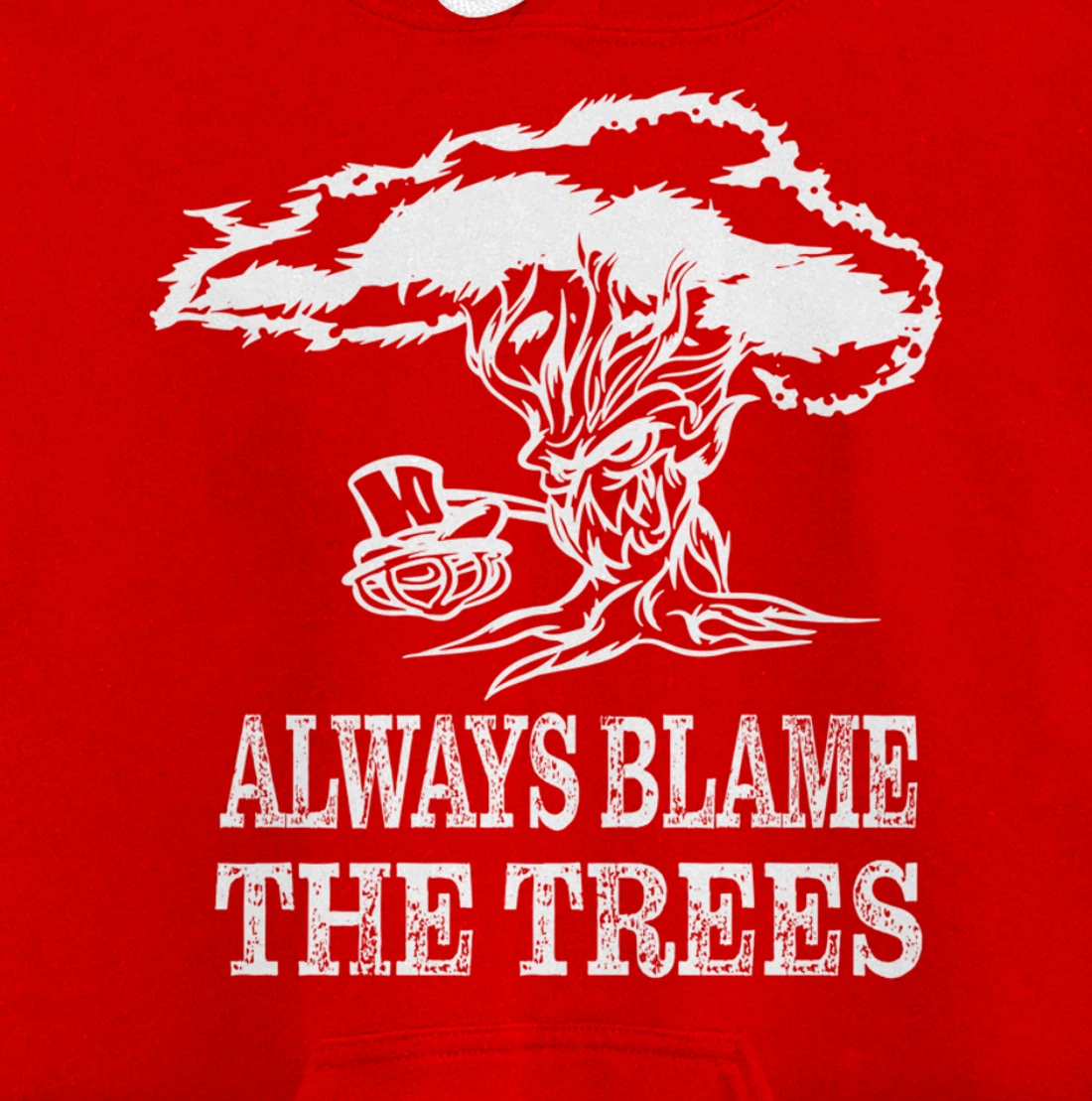 Always blame the trees - Funny disc golf gift Pullover Hoodie