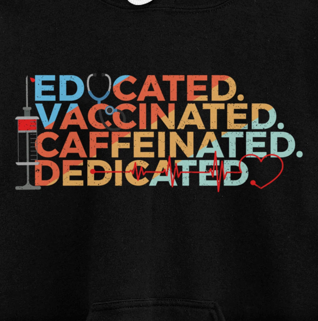 Funny Nursing Lover Graphic for Women and Men Nurse Pullover Hoodie