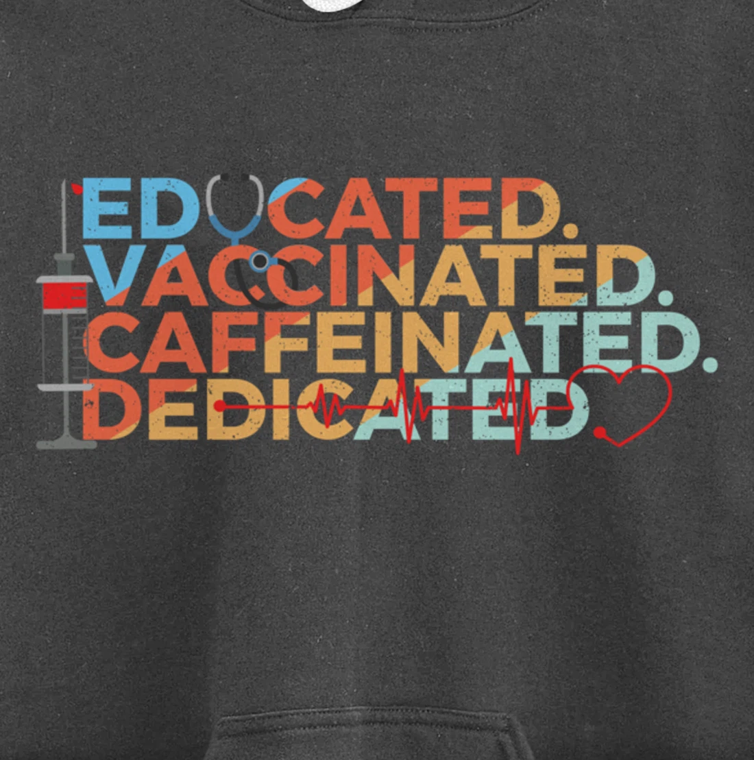 Funny Nursing Lover Graphic for Women and Men Nurse Pullover Hoodie