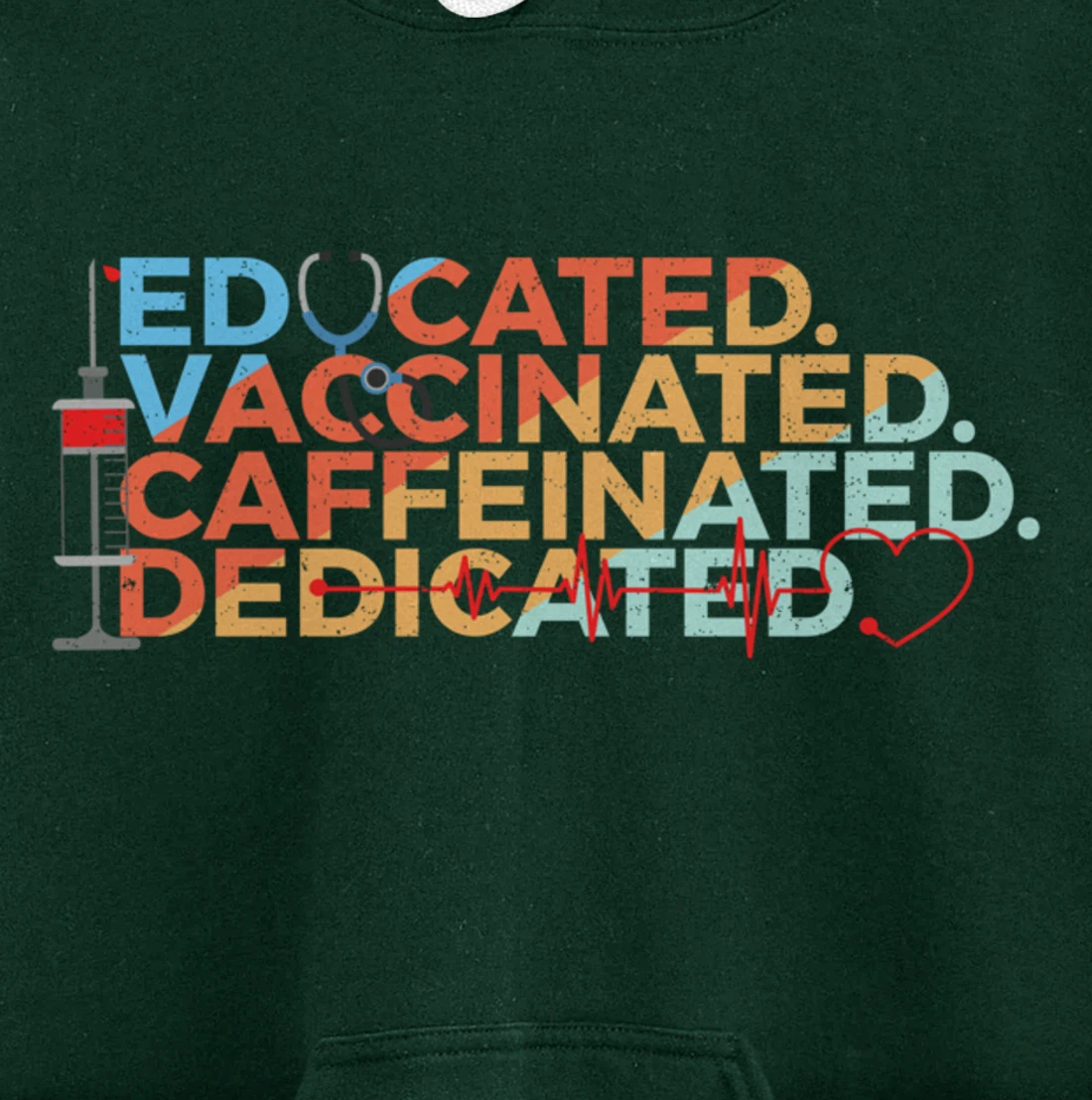 Funny Nursing Lover Graphic for Women and Men Nurse Pullover Hoodie