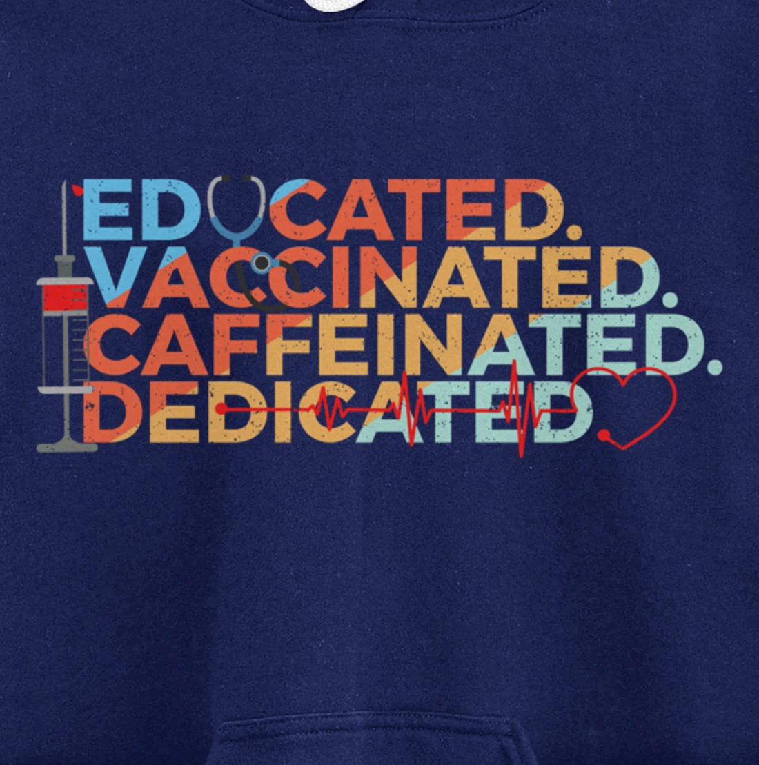 Funny Nursing Lover Graphic for Women and Men Nurse Pullover Hoodie