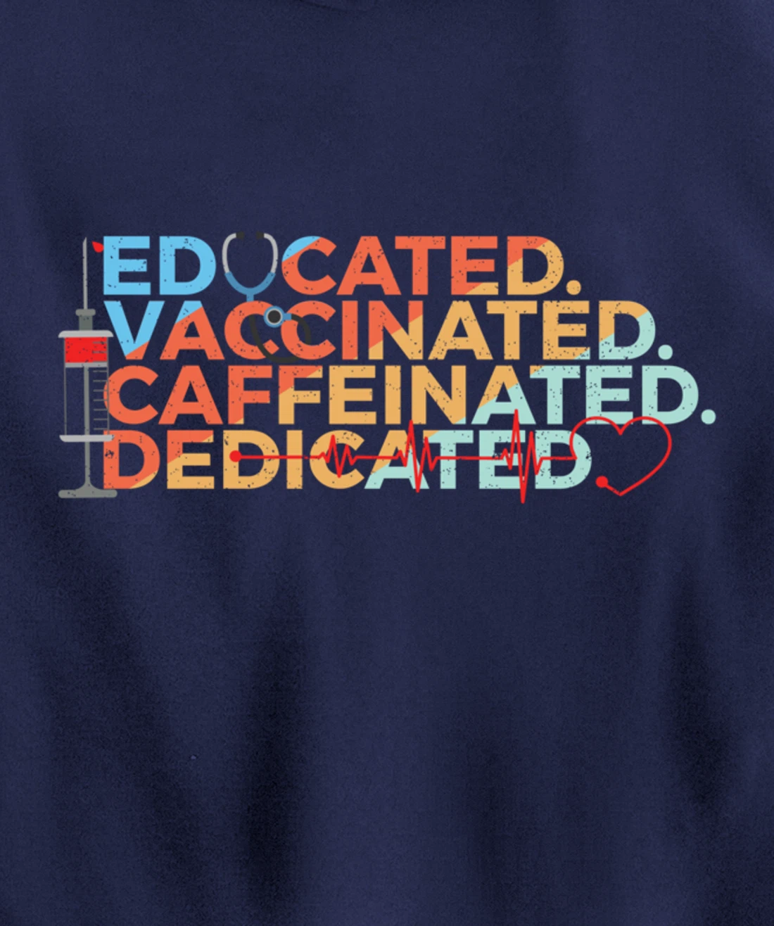 Funny Nursing Lover Graphic for Women and Men Nurse Pullover Hoodie