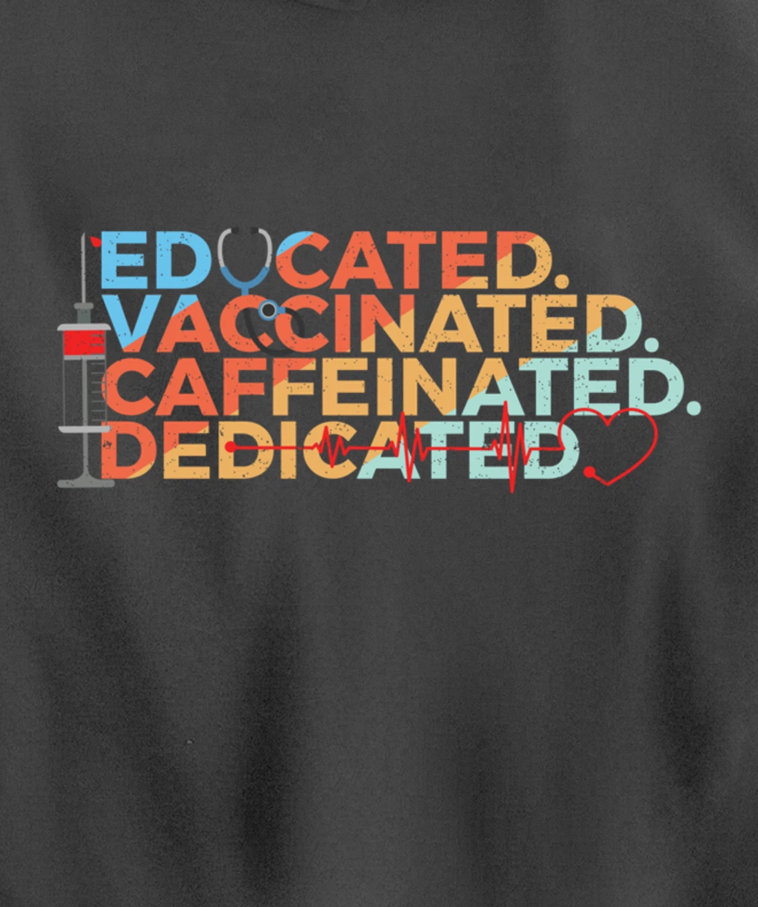 Funny Nursing Lover Graphic for Women and Men Nurse Pullover Hoodie