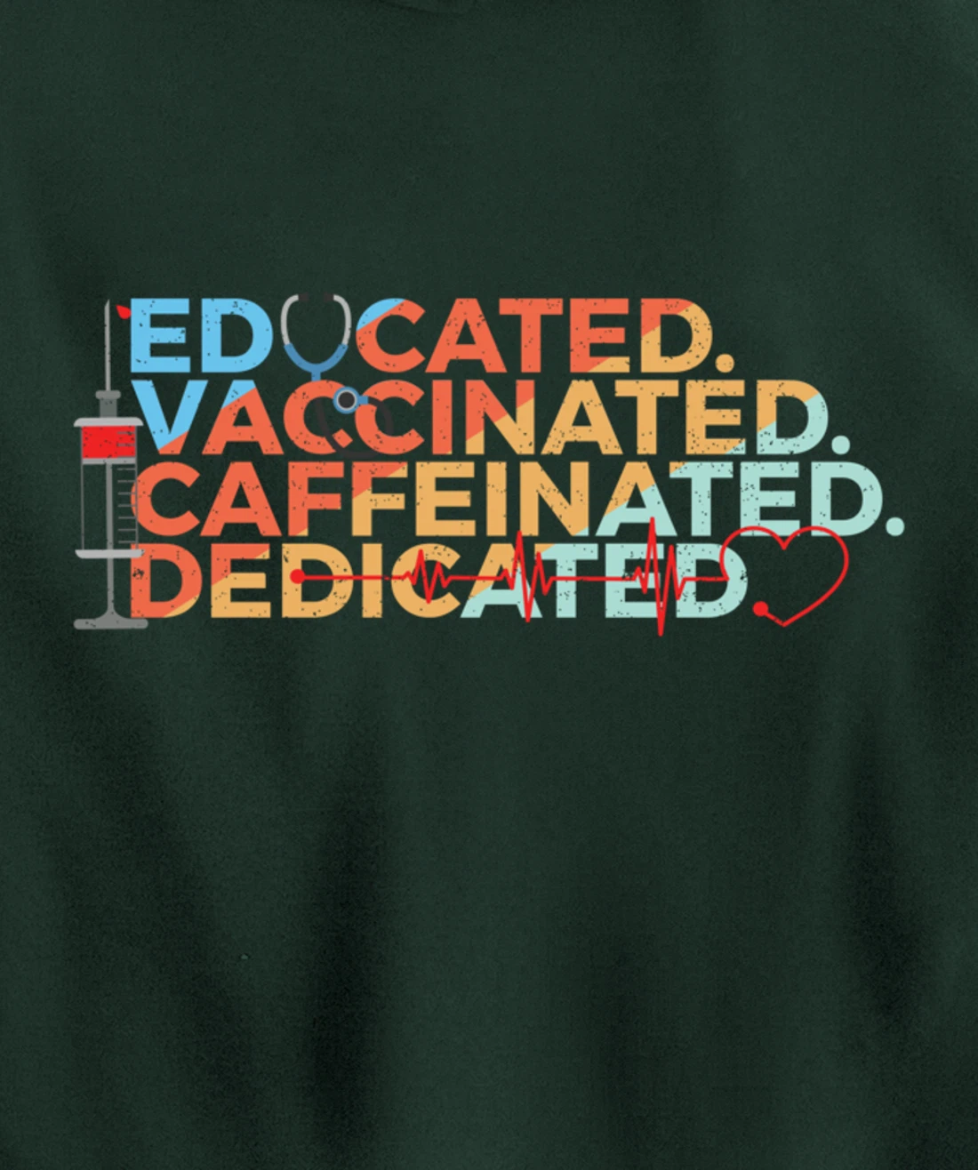 Funny Nursing Lover Graphic for Women and Men Nurse Pullover Hoodie