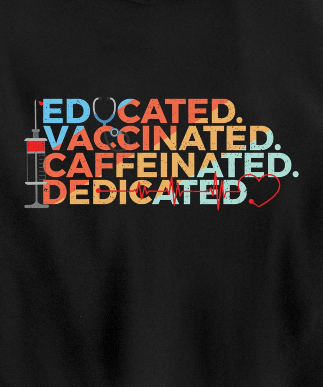 Funny Nursing Lover Graphic for Women and Men Nurse Pullover Hoodie