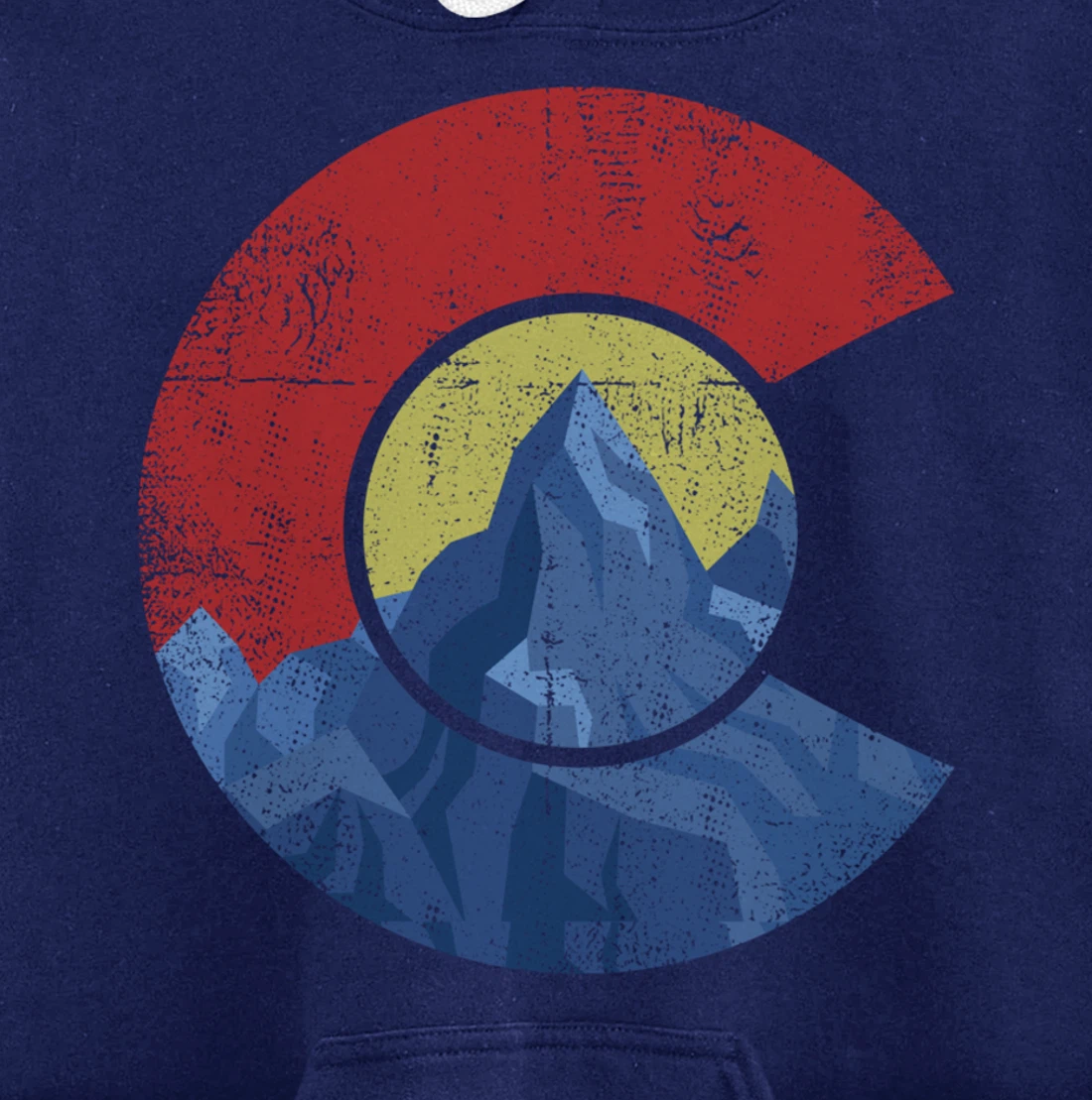 Colorado Flag Mountain State USA America Patriot Home Denver Pullover Hoodie