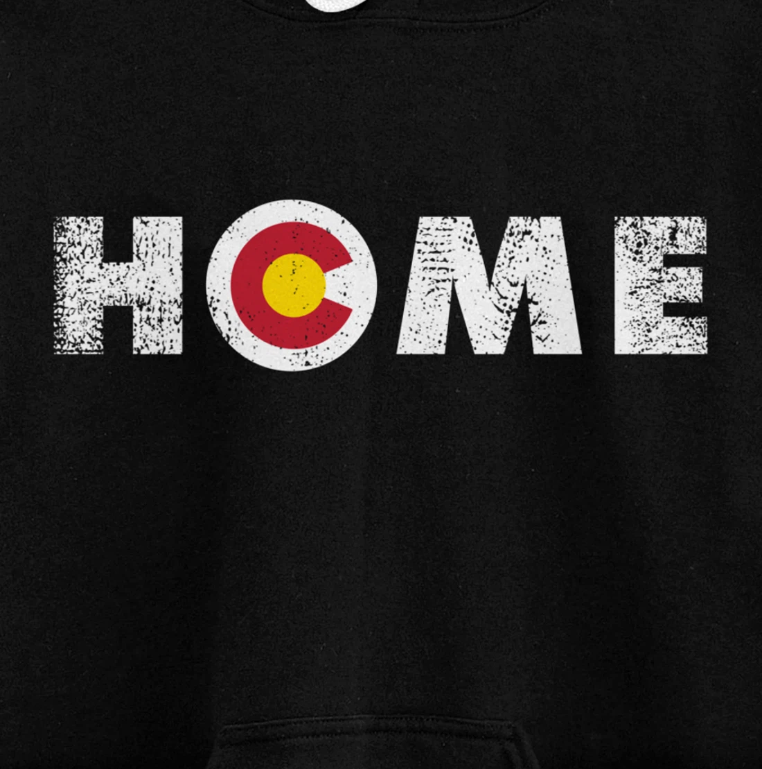 Colorado Home - Flag Mountain State USA America Patriot Pullover Hoodie