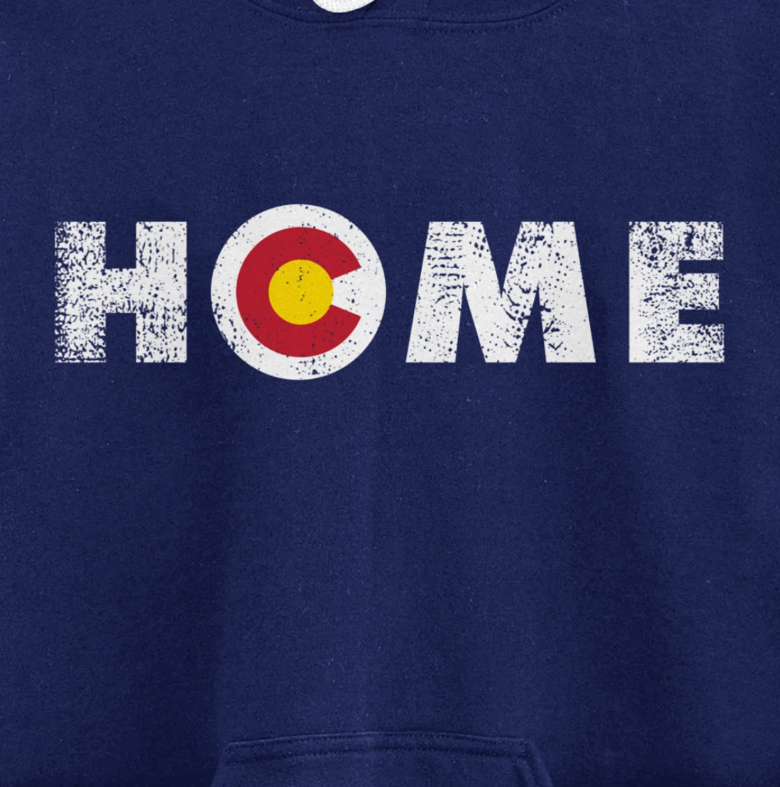 Colorado Home - Flag Mountain State USA America Patriot Pullover Hoodie