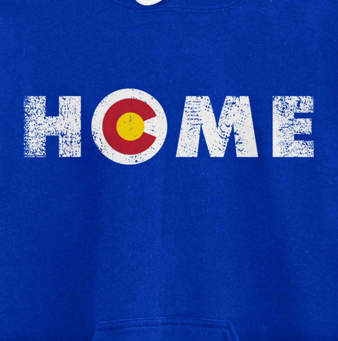 Colorado Home - Flag Mountain State USA America Patriot Pullover Hoodie