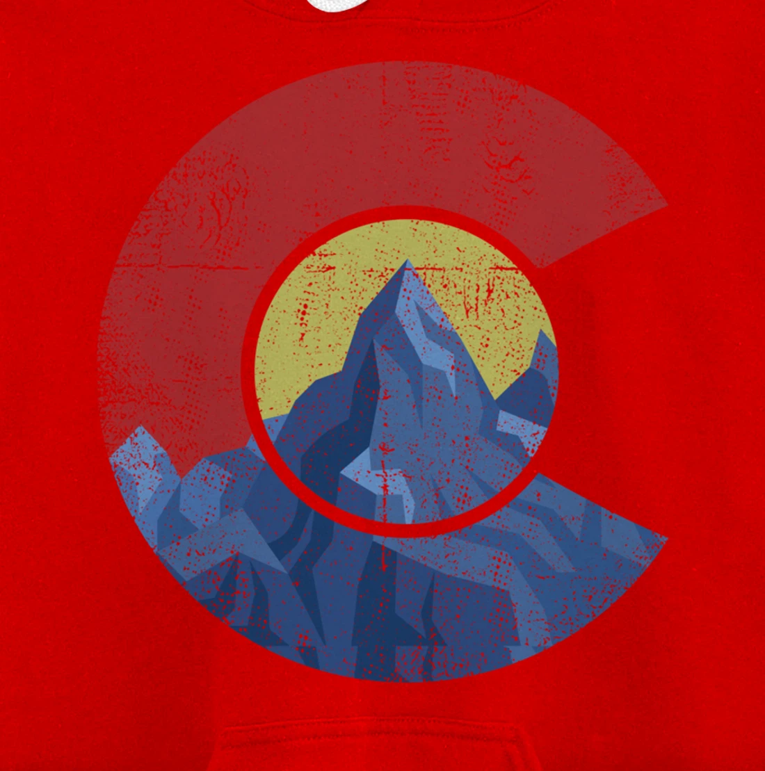 Colorado Flag Mountain State USA America Patriot Home Denver Pullover Hoodie