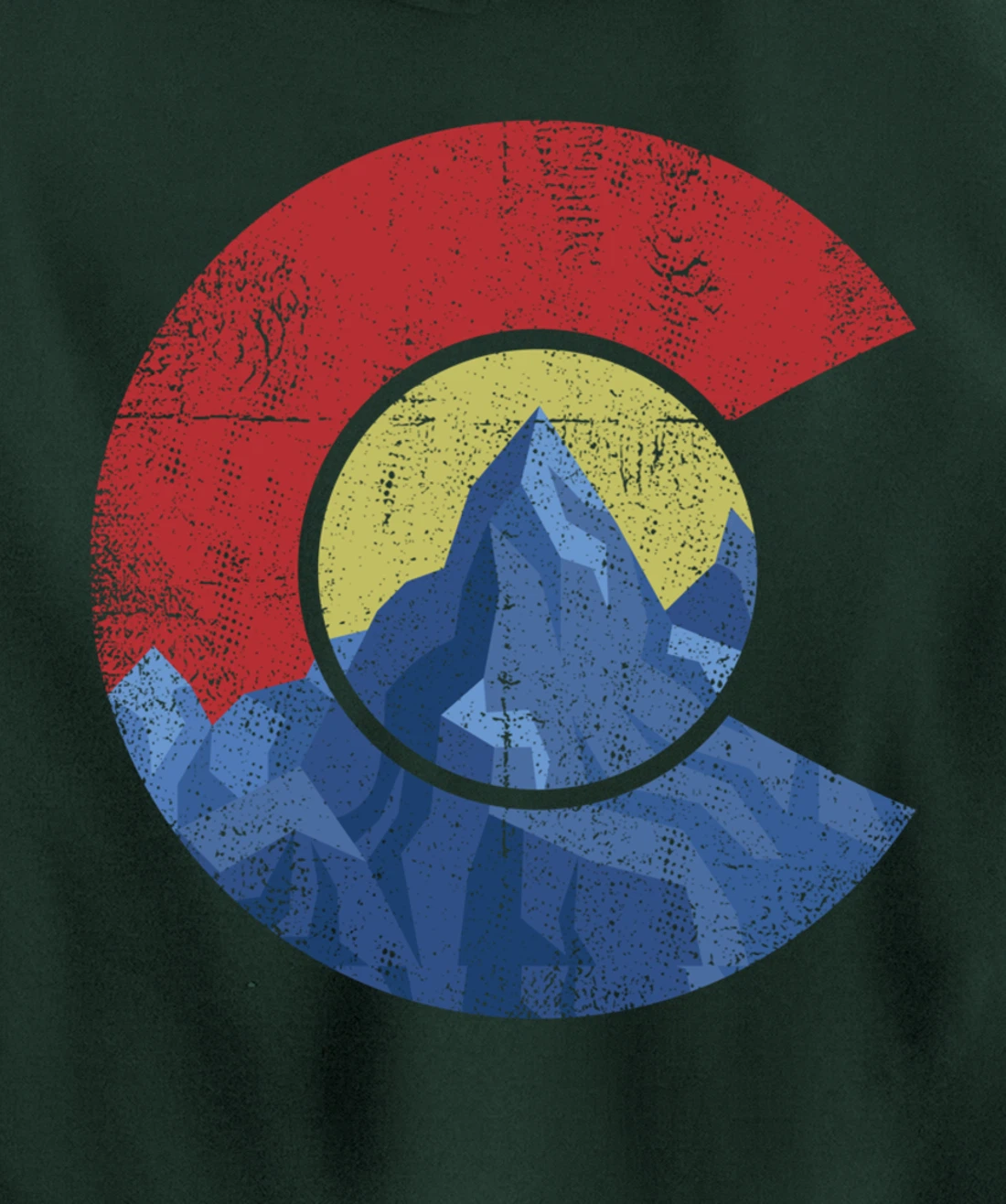 Colorado Flag Mountain State USA America Patriot Home Denver Pullover Hoodie