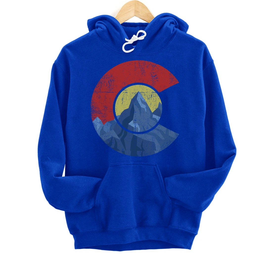 Colorado Flag Mountain State USA America Patriot Home Denver Pullover Hoodie