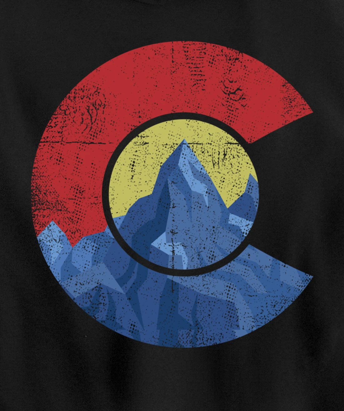 Colorado Flag Mountain State USA America Patriot Home Denver Pullover Hoodie