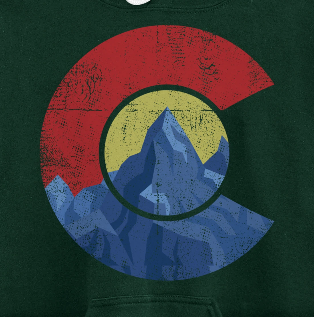 Colorado Flag Mountain State USA America Patriot Home Denver Pullover Hoodie