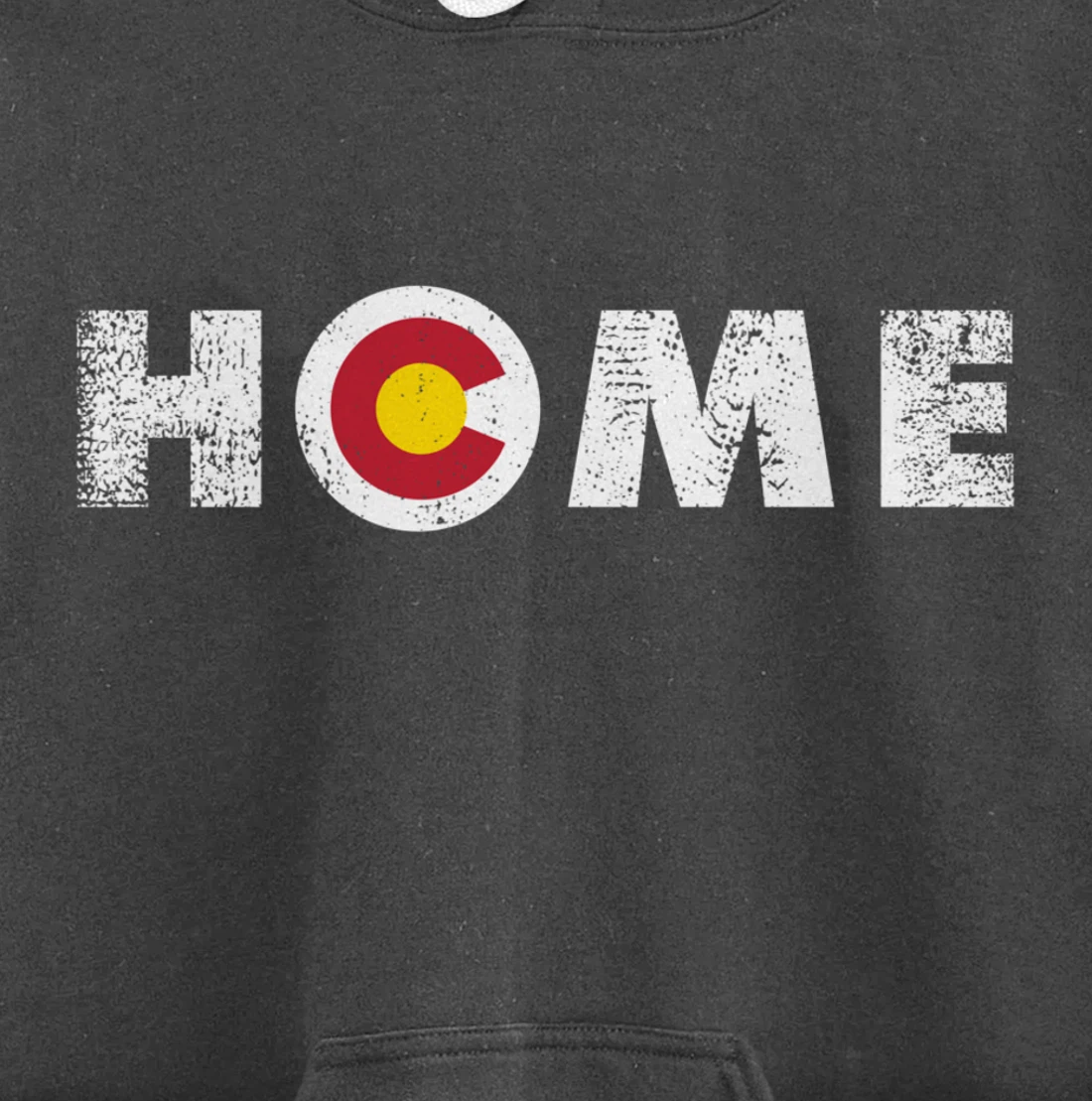 Colorado Home - Flag Mountain State USA America Patriot Pullover Hoodie