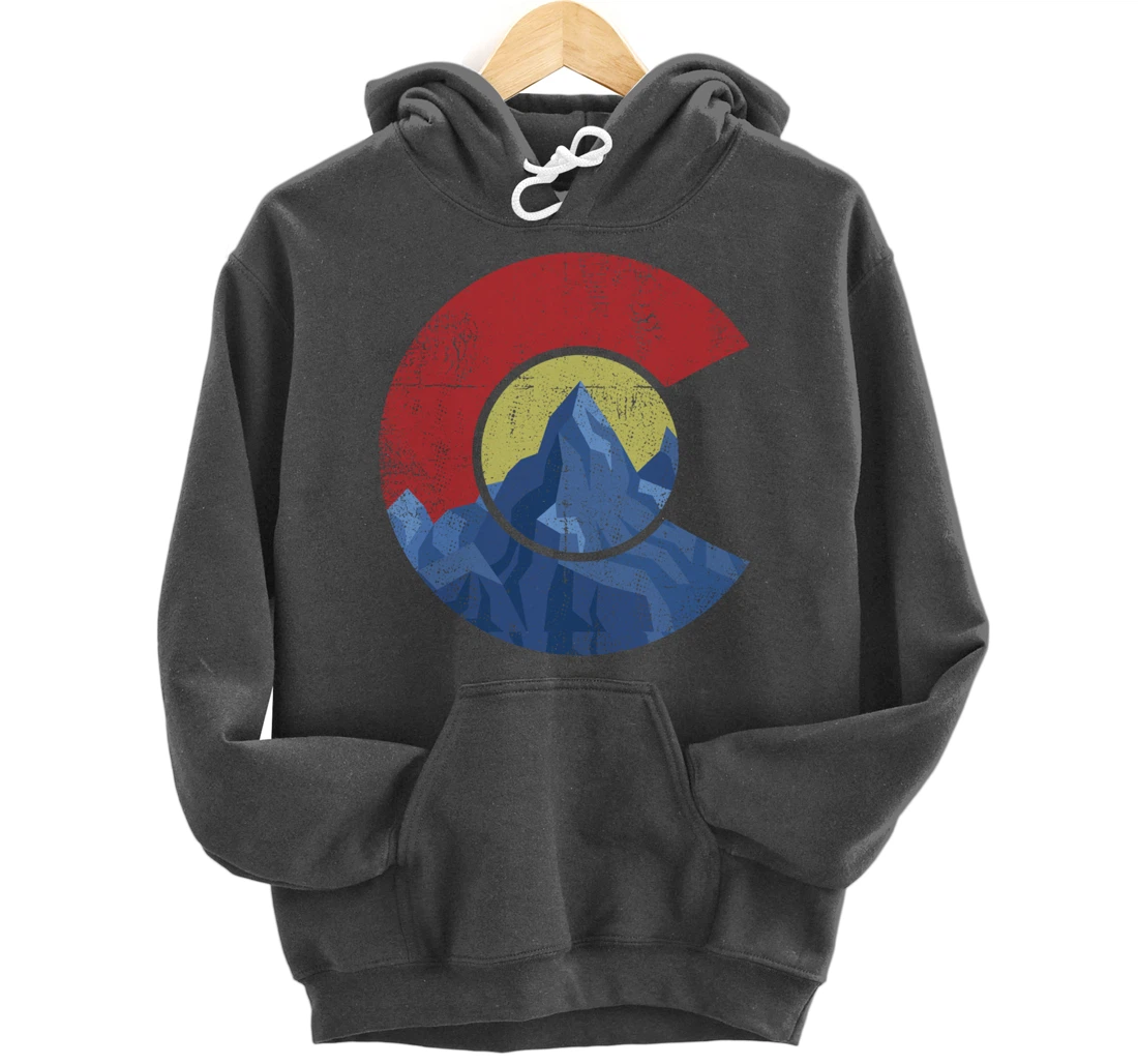 Colorado Flag Mountain State USA America Patriot Home Denver Pullover Hoodie