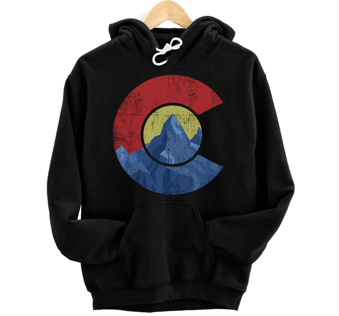 Colorado Flag Mountain State USA America Patriot Home Denver Pullover Hoodie