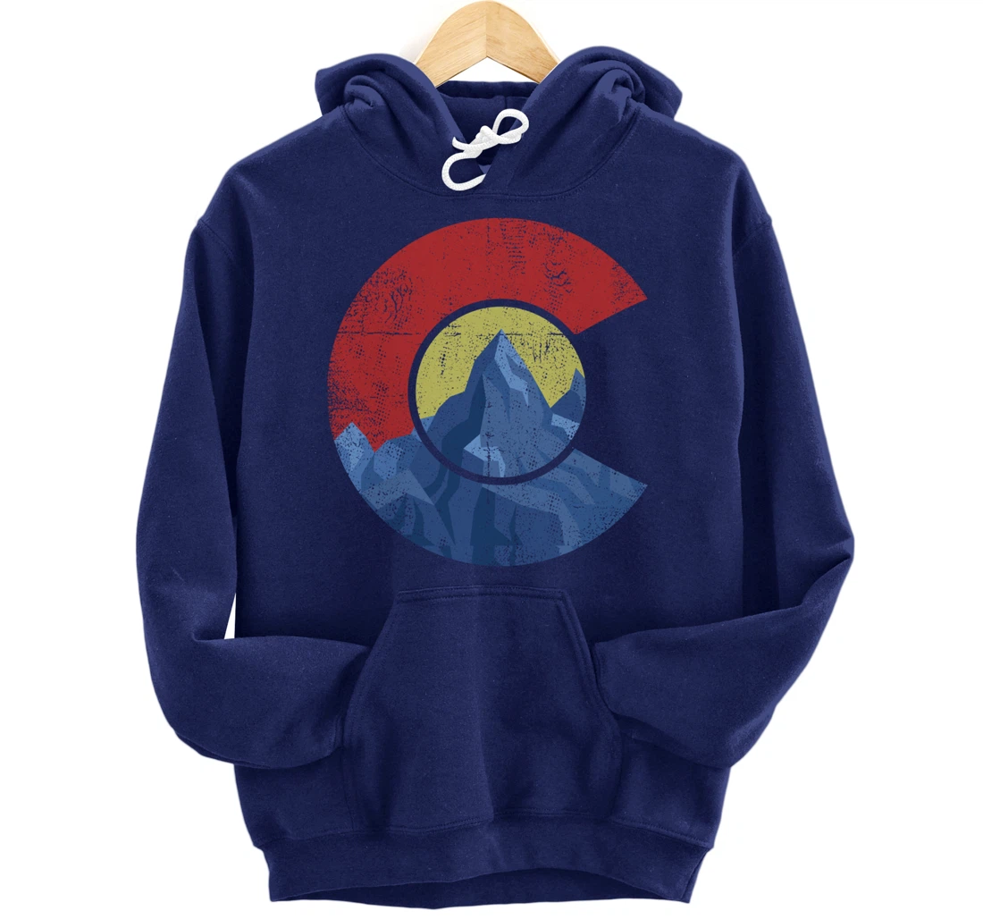 Colorado Flag Mountain State USA America Patriot Home Denver Pullover Hoodie
