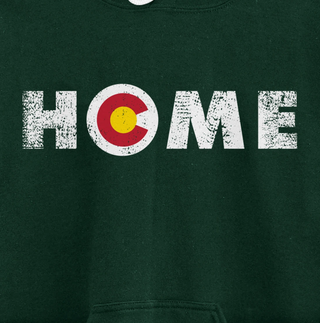 Colorado Home - Flag Mountain State USA America Patriot Pullover Hoodie