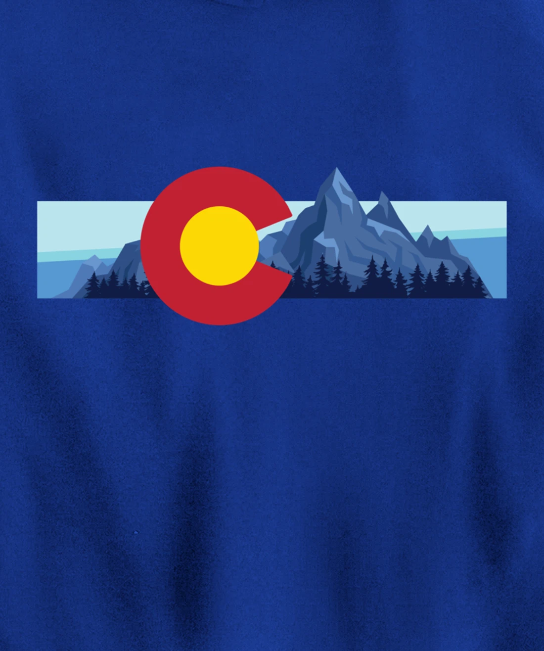 Colorado Flag Mountain State USA America Patriot Home Denver Pullover Hoodie