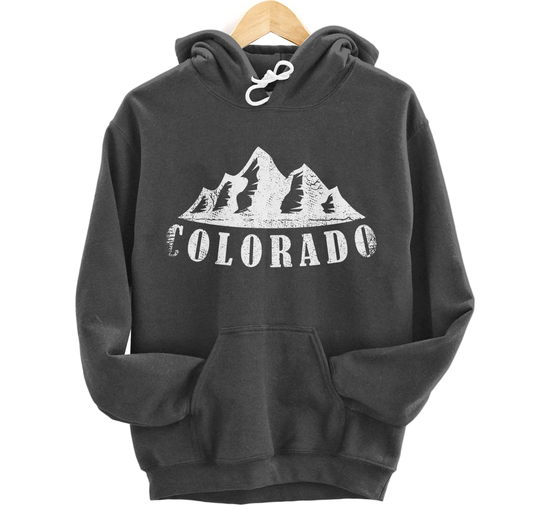 Colorado Mountains - USA America Mountain State Patriot Home Pullover Hoodie