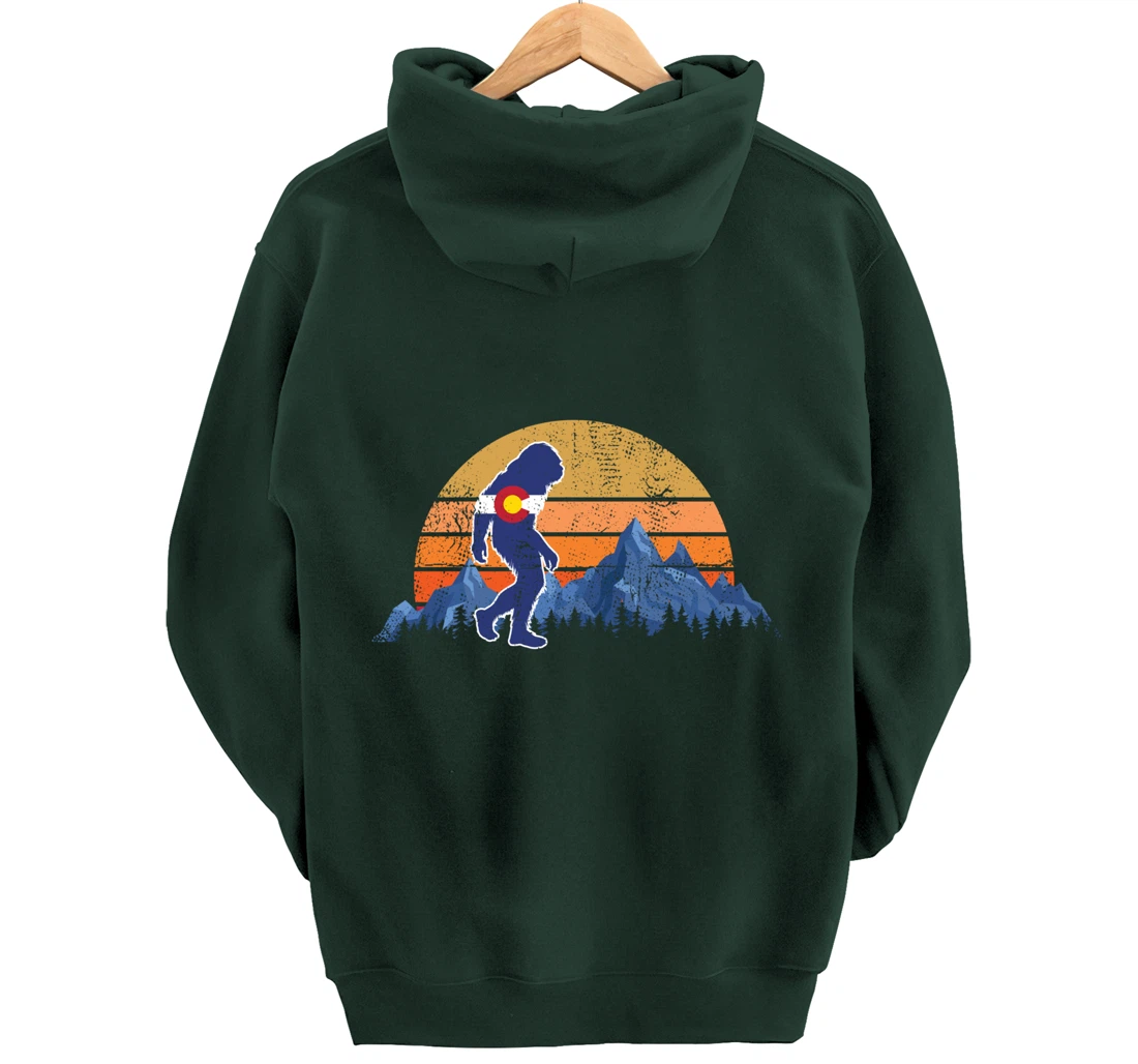 Colorado Flag Mountain State USA America Patriot Home Denver Pullover Hoodie