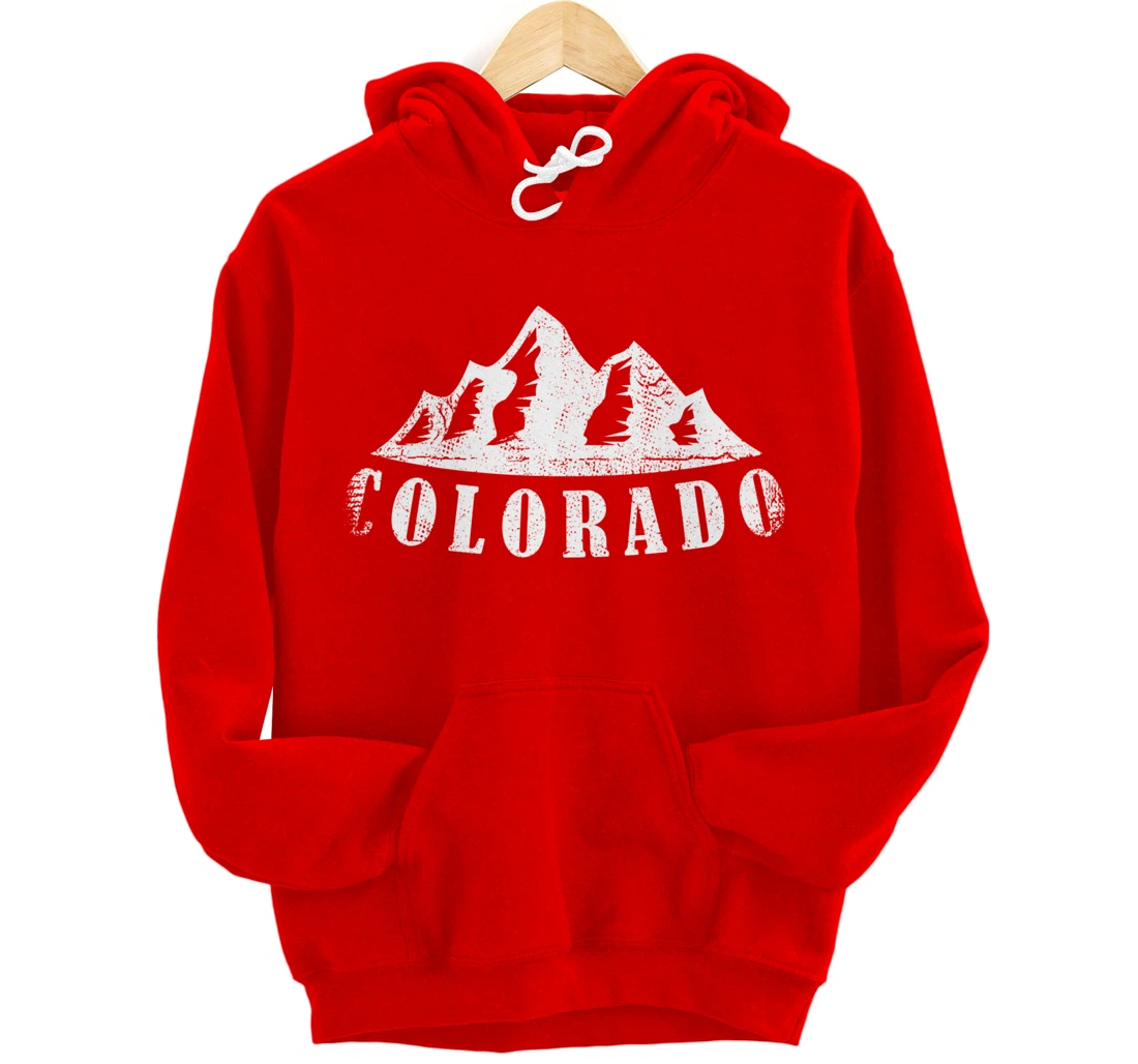Colorado Mountains - USA America Mountain State Patriot Home Pullover Hoodie