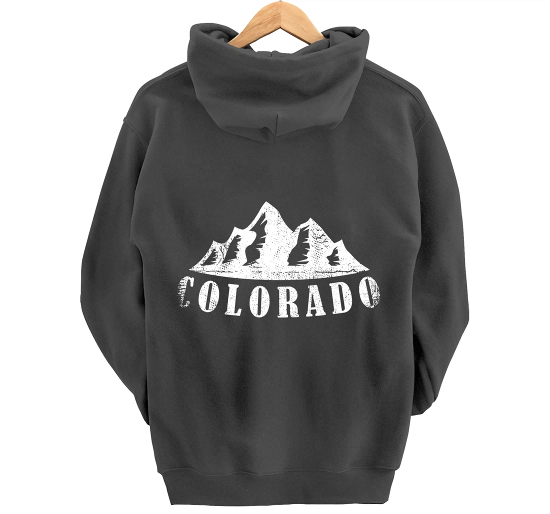 Colorado Mountains - USA America Mountain State Patriot Home Pullover Hoodie
