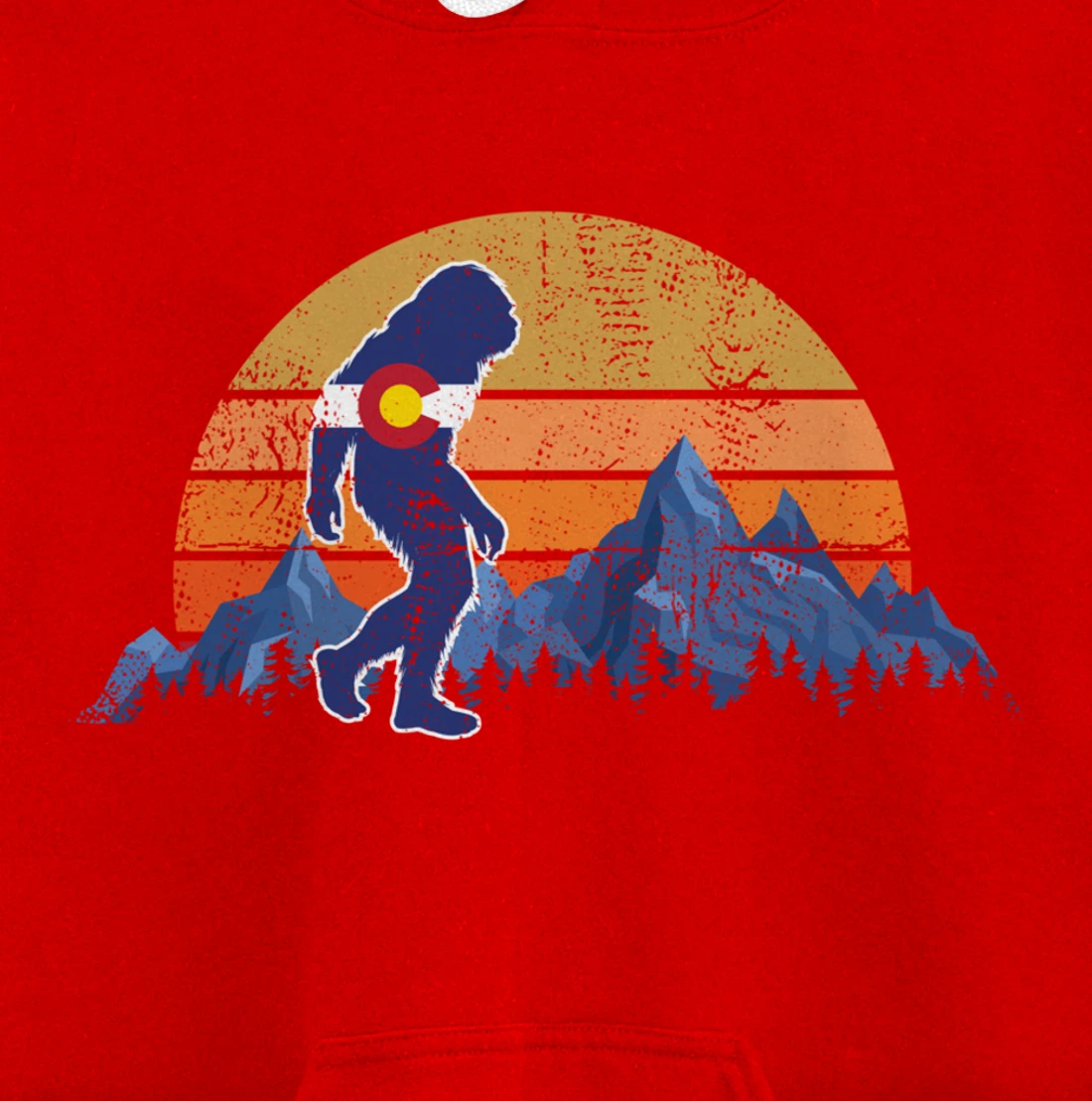 Colorado Flag Mountain State USA America Patriot Home Denver Pullover Hoodie