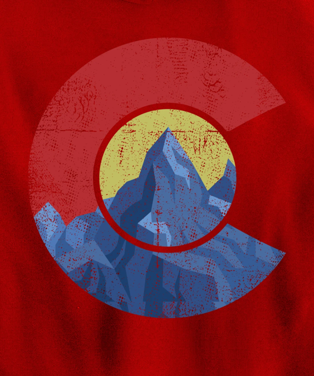 Colorado Flag Mountain State USA America Patriot Home Denver Pullover Hoodie