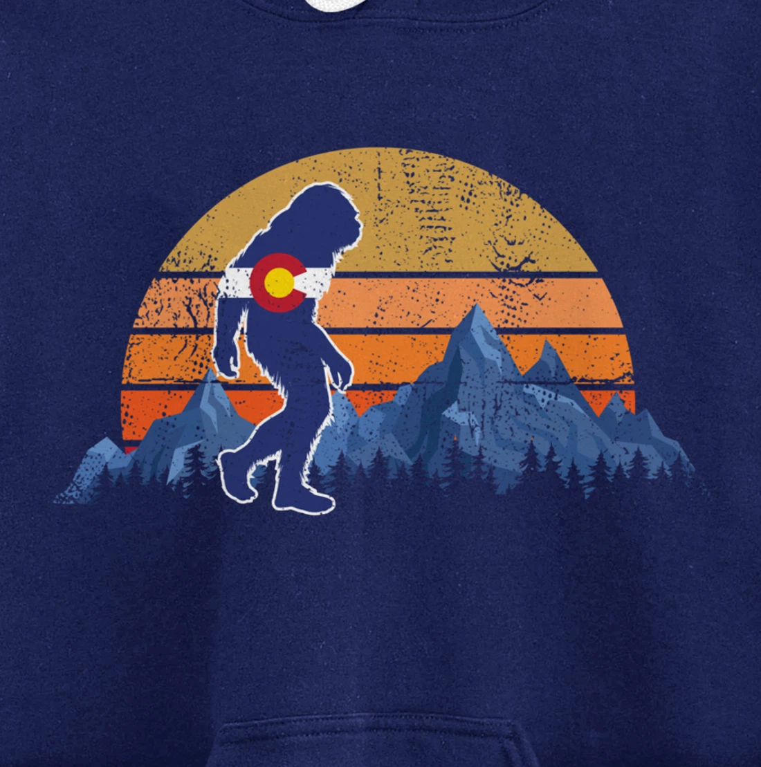 Colorado Flag Mountain State USA America Patriot Home Denver Pullover Hoodie