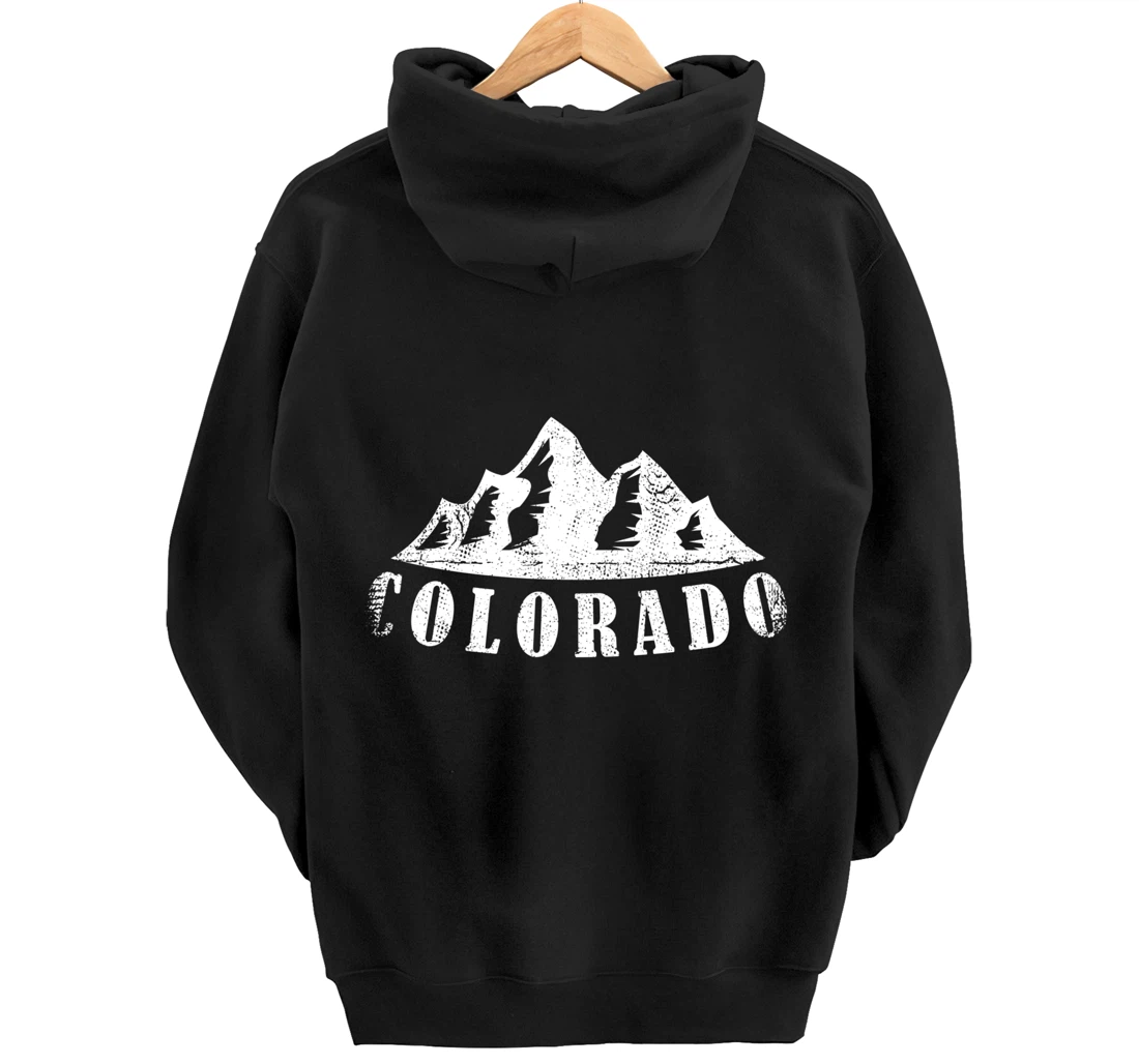 Colorado Mountains - USA America Mountain State Patriot Home Pullover Hoodie