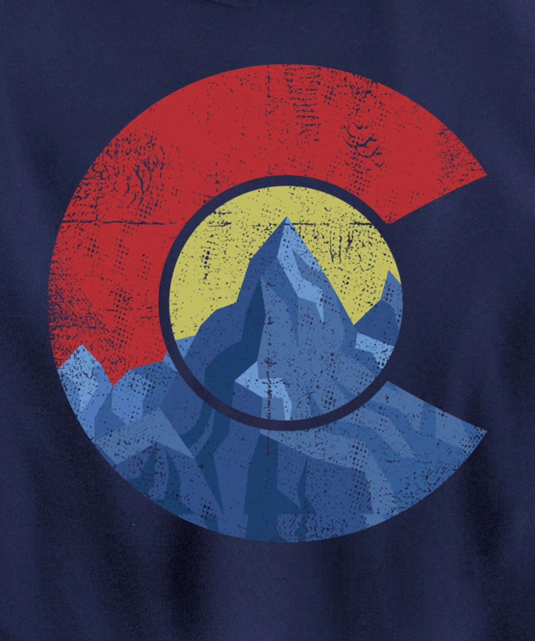 Colorado Flag Mountain State USA America Patriot Home Denver Pullover Hoodie