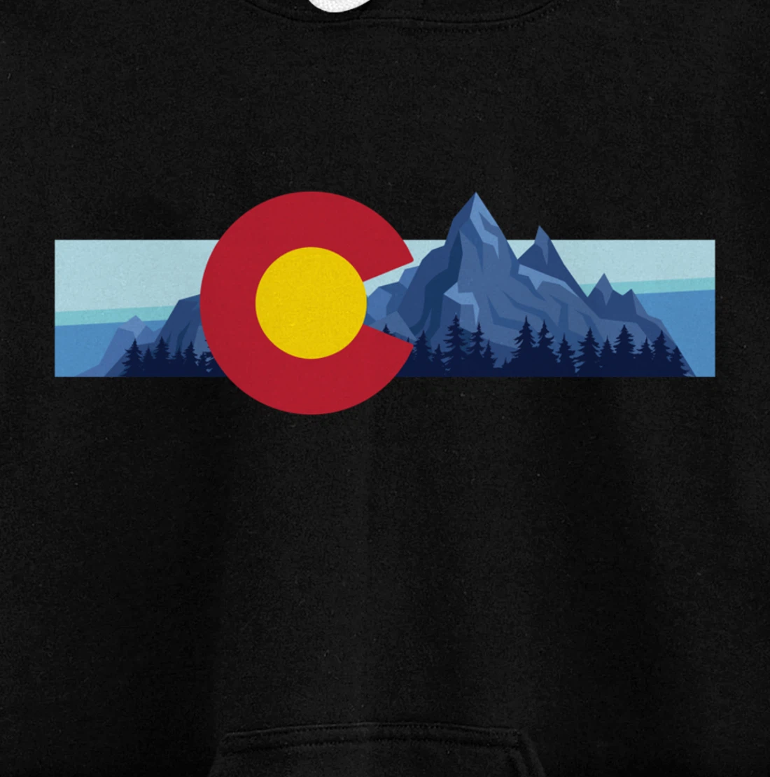 Colorado Flag Mountain State USA America Patriot Home Denver Pullover Hoodie