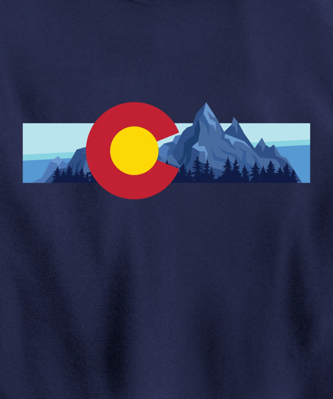 Colorado Flag Mountain State USA America Patriot Home Denver Pullover Hoodie