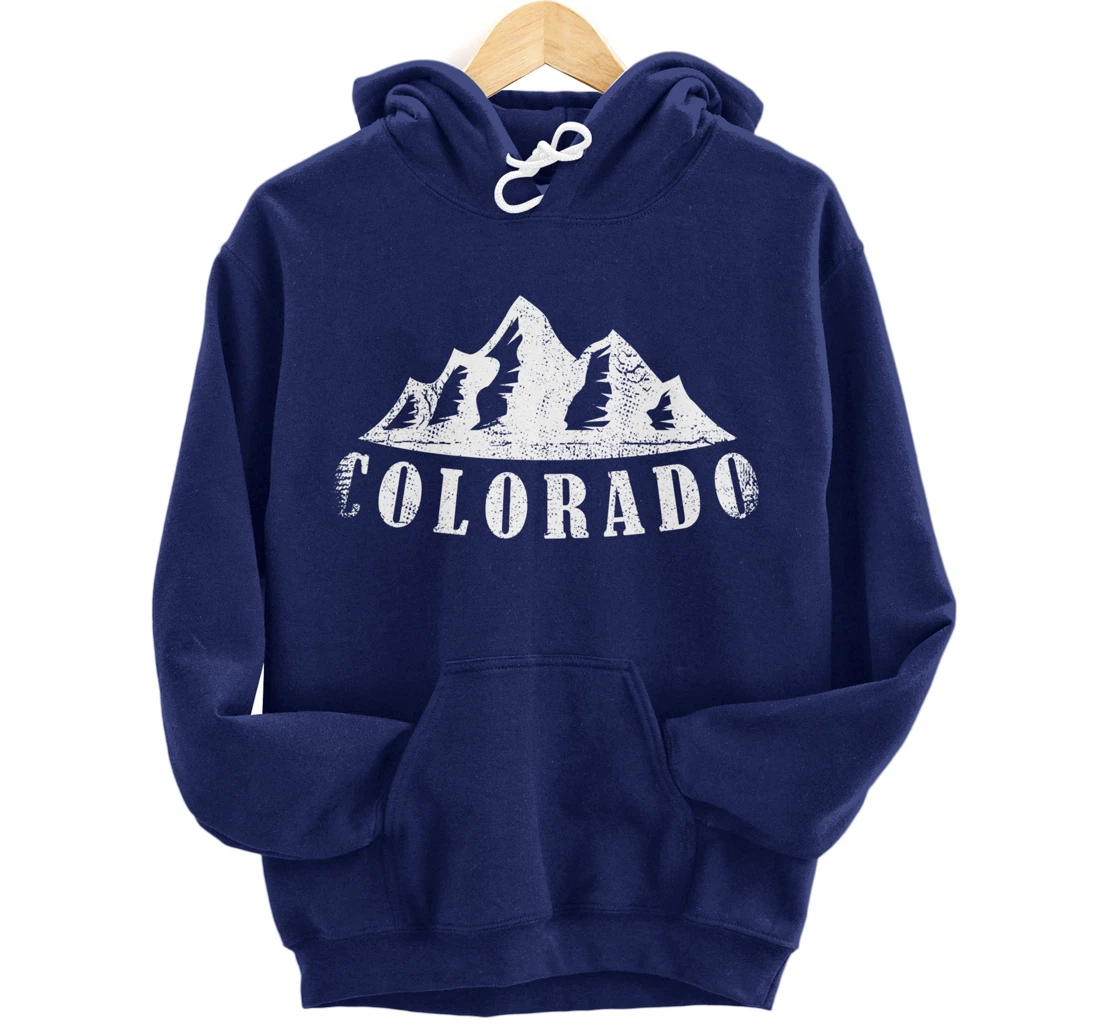 Colorado Mountains - USA America Mountain State Patriot Home Pullover Hoodie