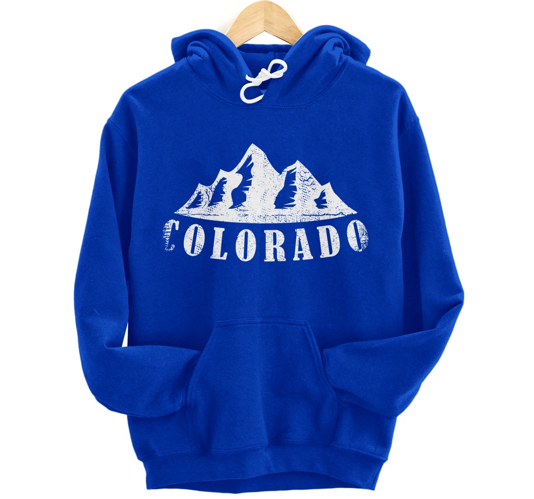 Colorado Mountains - USA America Mountain State Patriot Home Pullover Hoodie