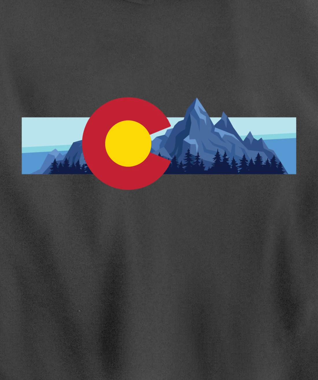 Colorado Flag Mountain State USA America Patriot Home Denver Pullover Hoodie