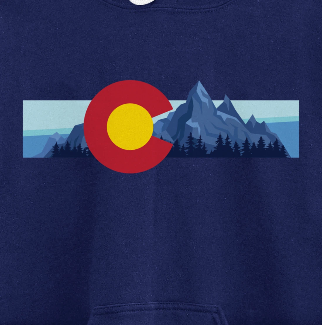 Colorado Flag Mountain State USA America Patriot Home Denver Pullover Hoodie