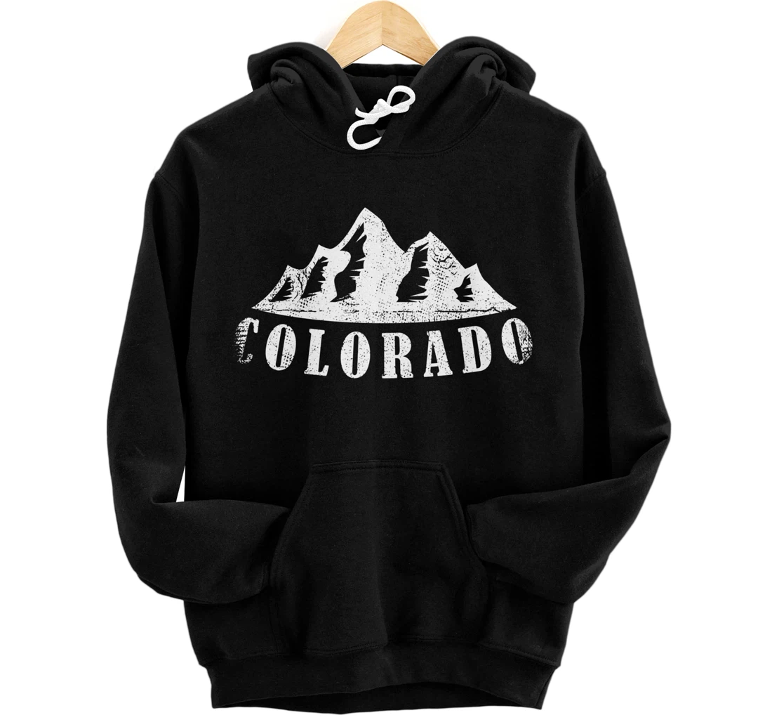 Colorado Mountains - USA America Mountain State Patriot Home Pullover Hoodie