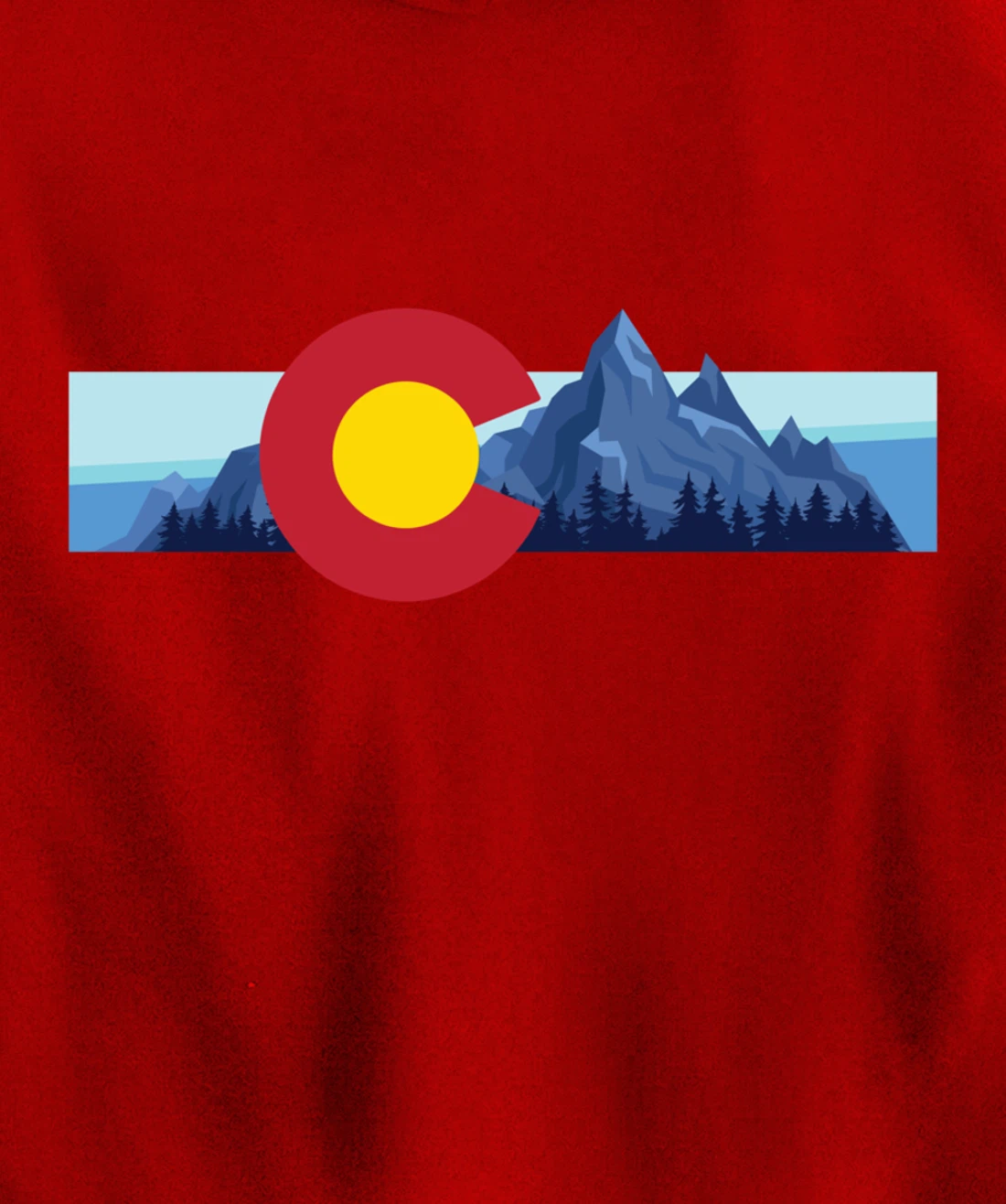 Colorado Flag Mountain State USA America Patriot Home Denver Pullover Hoodie