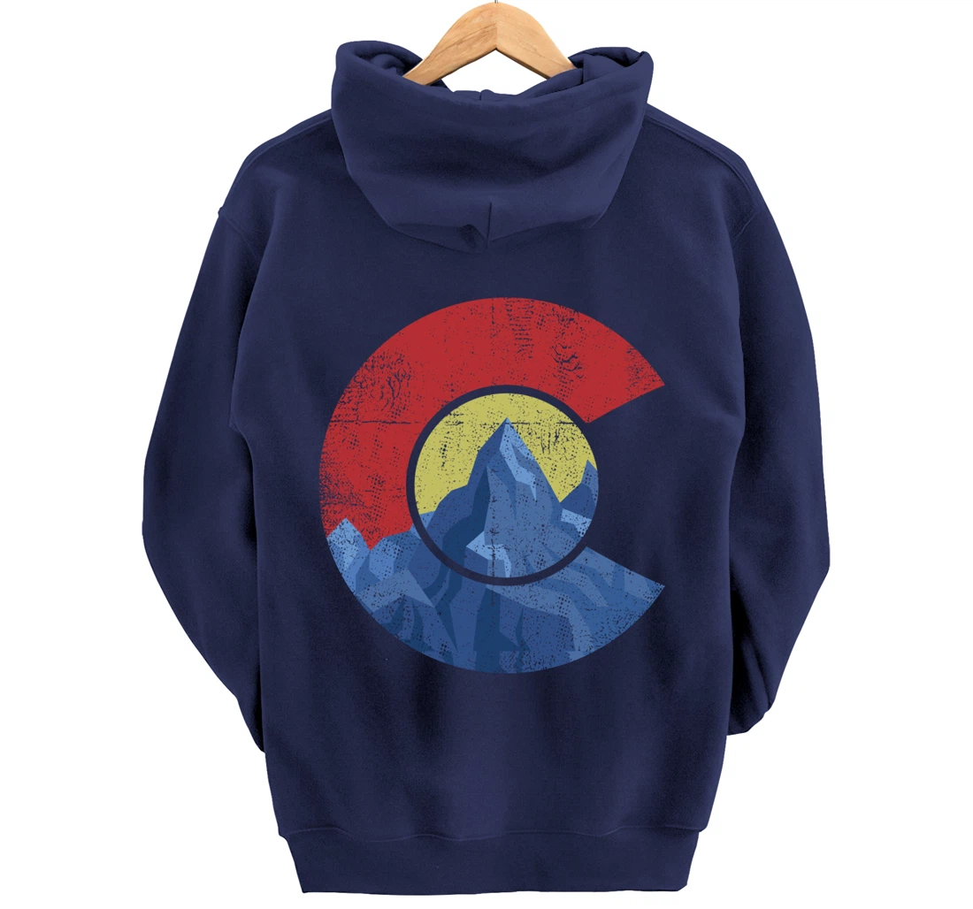 Colorado Flag Mountain State USA America Patriot Home Denver Pullover Hoodie