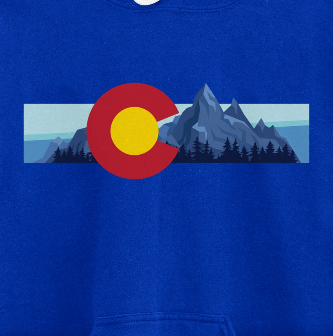 Colorado Flag Mountain State USA America Patriot Home Denver Pullover Hoodie